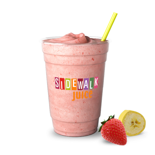 Sidewalk Juice Strawberry Banana Smoothie