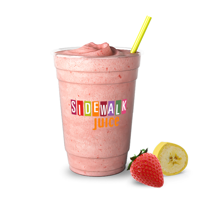 Sidewalk Juice Strawberry Banana Smoothie
