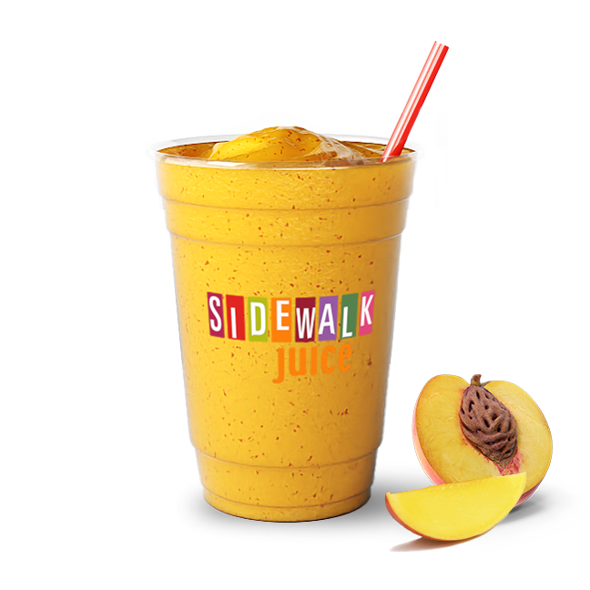 Sidewalk Juice Tropical Peach Mango Vegan Smoothie